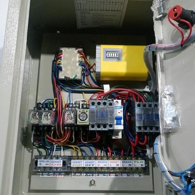 Terlaris Panel Ats Dengan Fitur Charger Aki Genset Otomatis Untuk Genset Ats-5500Wgs Ready Stok