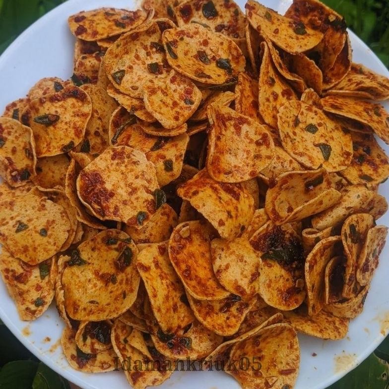 

Basreng Daging Sapi Daun Jeruk 1Kg/Basreng/Daunjerik/Gurih/Mantap