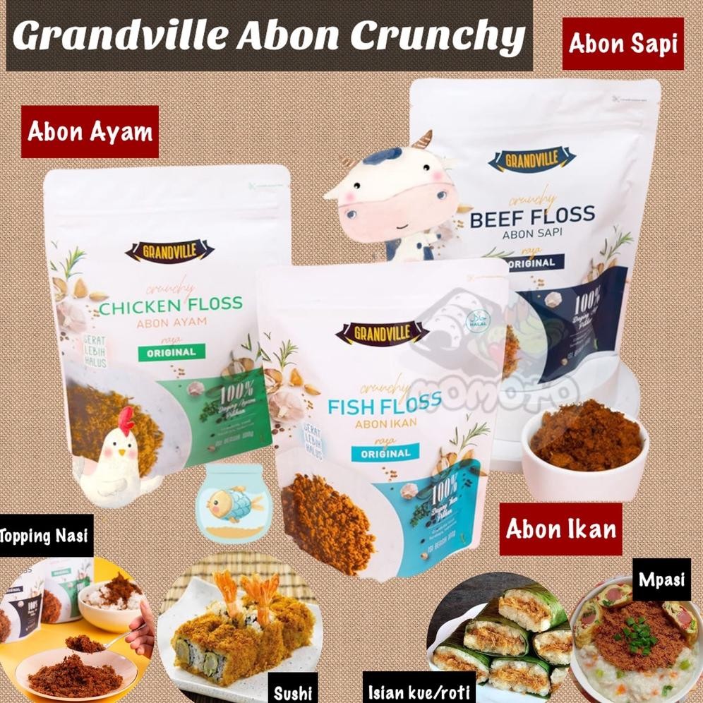 

Bisa Cod Grandville Abon Sapi Ayam Ikan Crunchy Original Anak No Msg Halal Mpasi Penambah Nafsu Makan Penambah Berat Badan Bb Booster Mpasi Bayi Anti Gtm Ve29