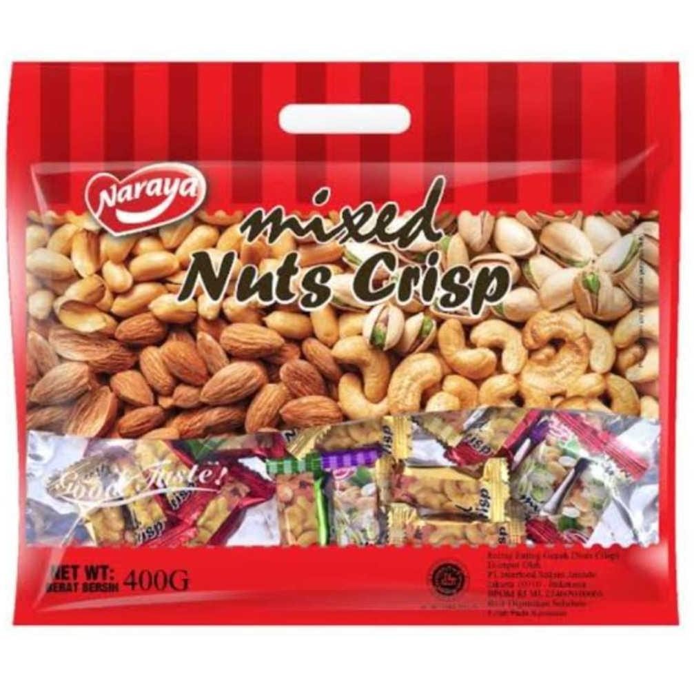 

Naraya Mixed Nuts Crisp 400G / Naraya Kacang Mix Import Crispy Nuts 400G