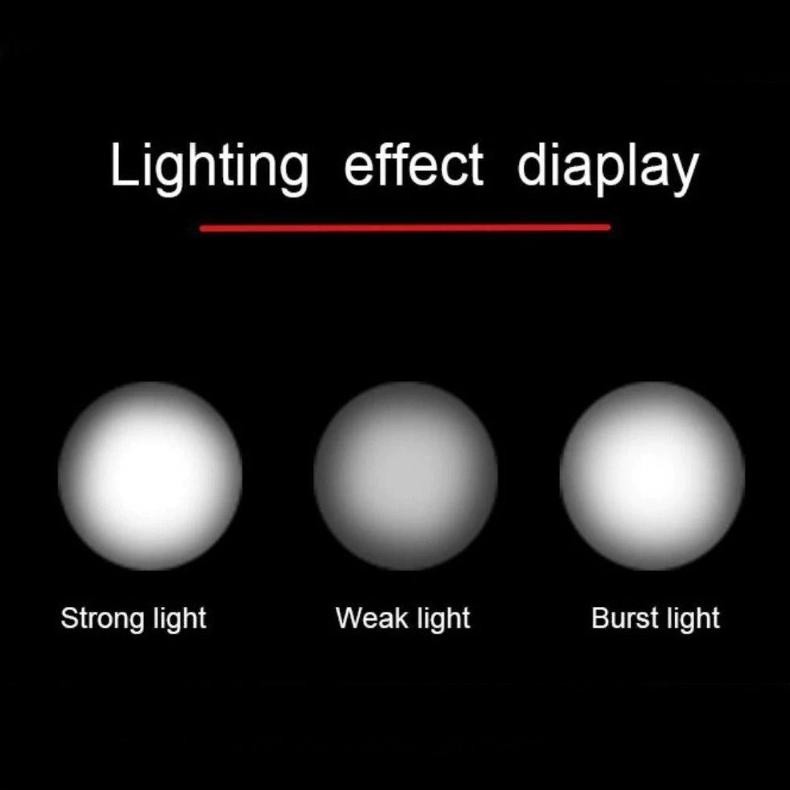 Lampu Sepeda Plus Bel Klakson Lampu Depan Sepeda 3 LED Mode Plus Klakson