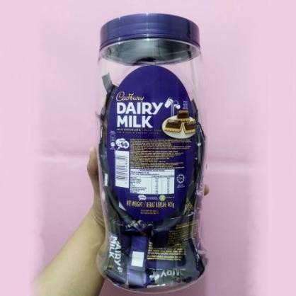 

Viral Ready Stok Cadbury Dairy Milk Toples 405 Gr / Coklat Cadburry Mini Ede-78