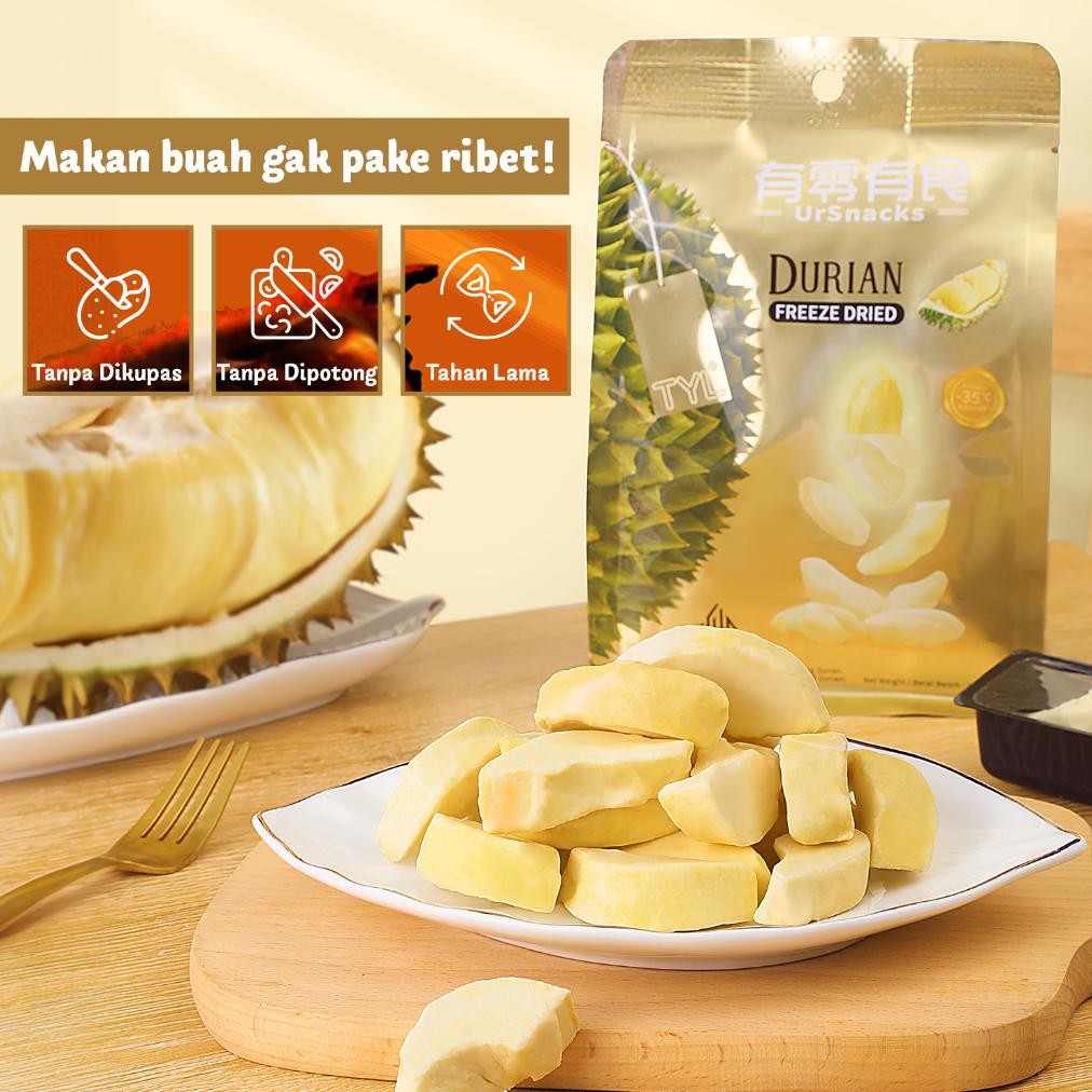 

Sale Ursnacks Bundle Of 2 - Freeze Dried Keripik Sehat Strawberry + Durian Tc21