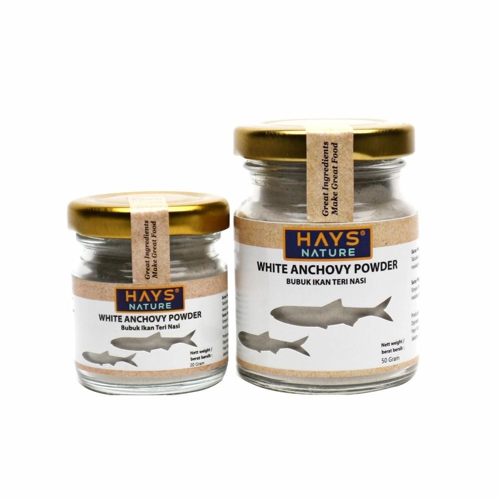 

_Kecil_ White Anchovy Powder (20 Gram)/ Teri Nasi Bubuk 20 Gram, Anti Gtm, Kaldu Mpasi - Hays Nature Zx41