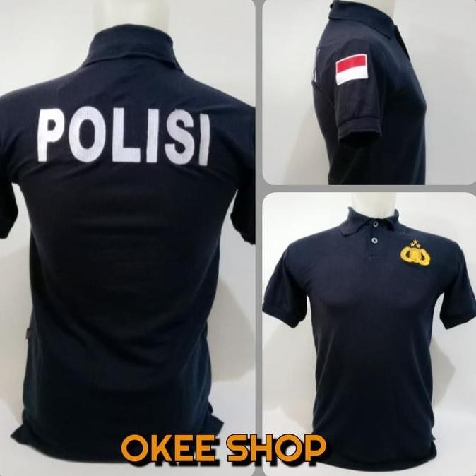 Sale Kaos Baju Pria Polo Shirt Polisi Baju Polisi Navy
