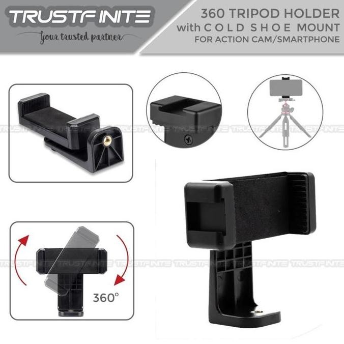 JH8 360 Phone Holder Tongsis Monopod Tripod U Mount Phone Holder HP