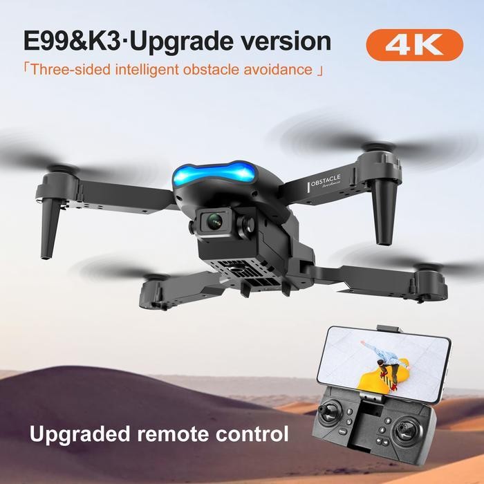 Kolmarket 4K Camera Hd Vision Positioning Drone  E99Pro Drone Dengan Kamera Hd Wifi Fpv Camera Drone