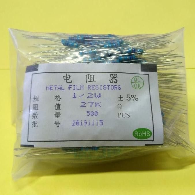 JH8 Resistor 1/2w 27K 500biji