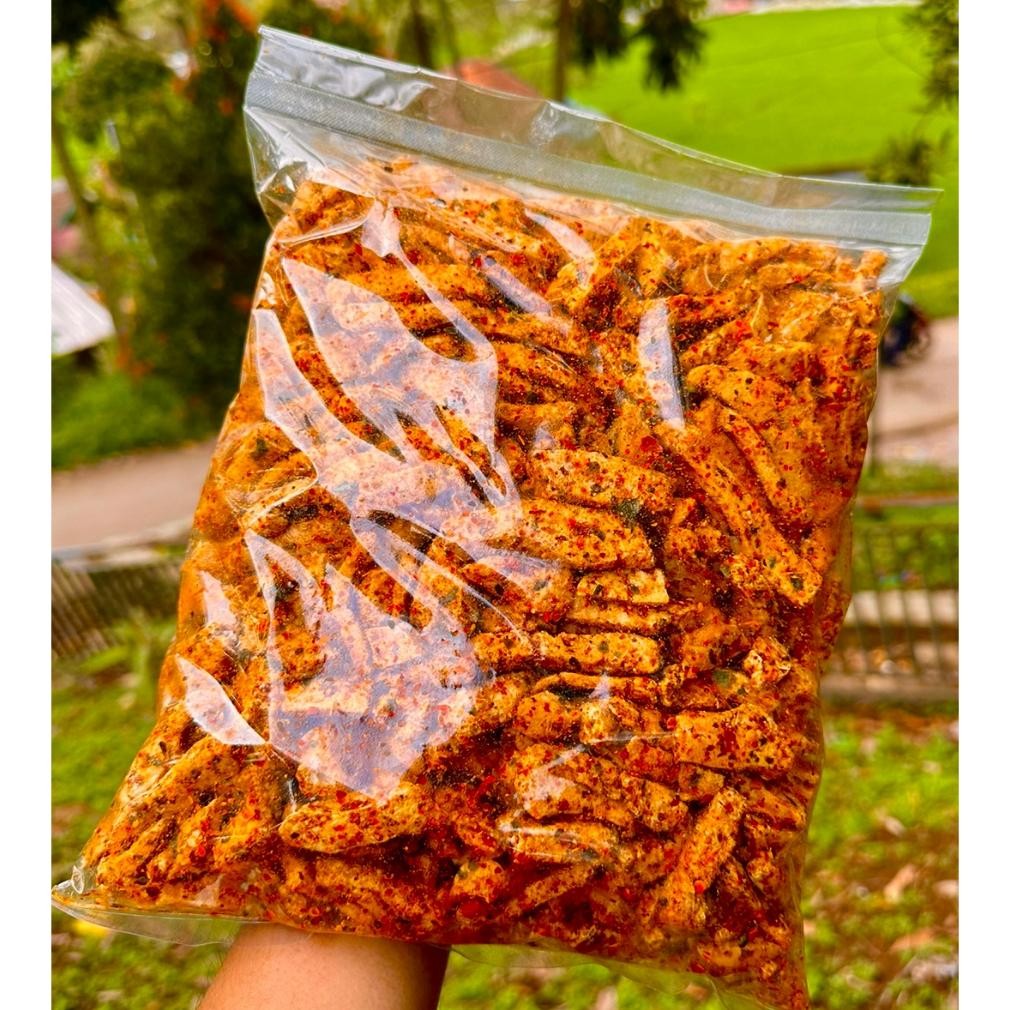 

Ow42 fg-87 Basreng 1KG Paket Hemat Snack Mix Pedas Original dengan Daun Jeruk Viral Hemat