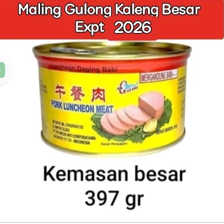 

MMA-1318 uk-68 Maling Gulong / Daging Maling / Pork Luncheon Meat GULONG 397 Gr Termurah Premium