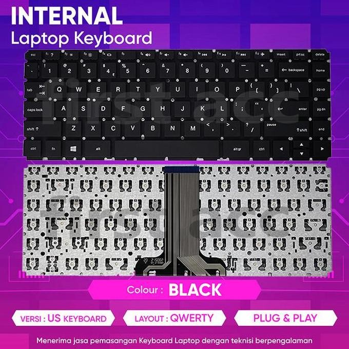 Keyboard Laptop Hp 14-Bs745Tu 14-Bs111Tu 14-Bs110Tu New Stok