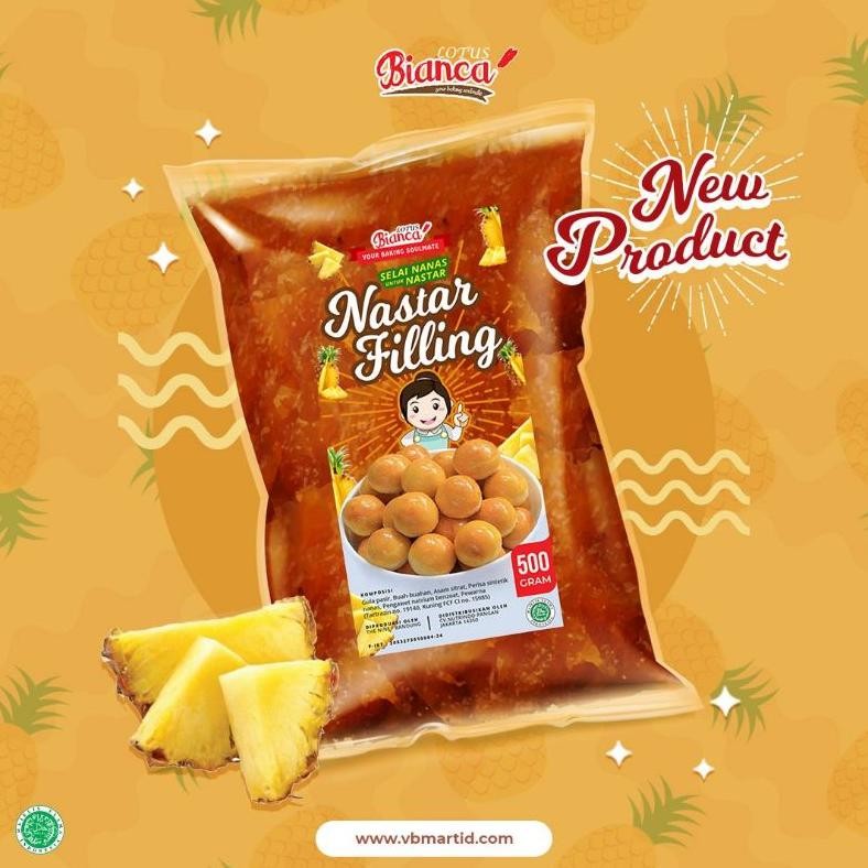 

tru-63 TC21 500gr Bianca Lotus Nastar Filling (Selai Nanas untuk Nastar) Sale Berkualitas