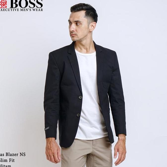 Boss Jas Blazer Casual Ns Slim Fit Hitam Co