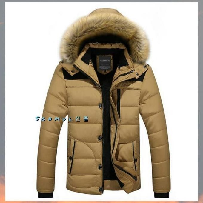 Man Winter Padding Coat Import Jaket Pria Musim Dingin Tebal Co