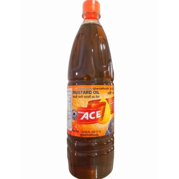 

Silahkan Order] Mustard Oil Kachi Ghani Ace India / Minyak Biji Sawi / Sarson Ka Tel