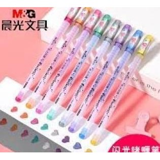 

Produk Baru!! M&G Glitter Gel Pen 8colors / M&G Pulpen Glitter 8 Warna AGP13174