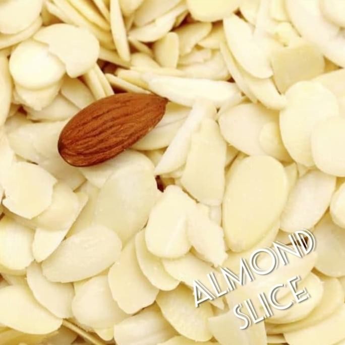 

kacang almond slice- 500 gram / almond slice super termurah