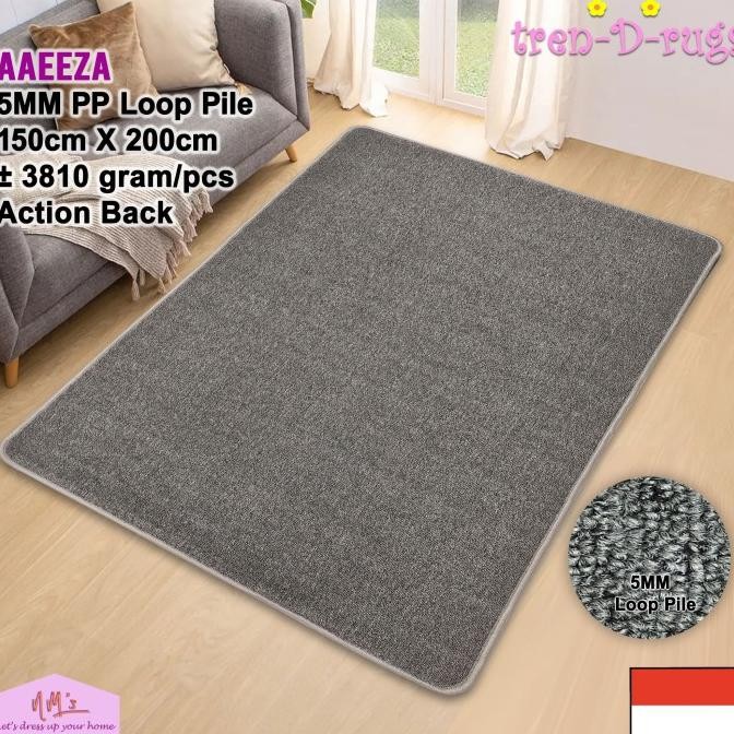 Tren-D-rugs Karpet Polos Bulu Murah Lantai Permadani Minimalis-NMs '