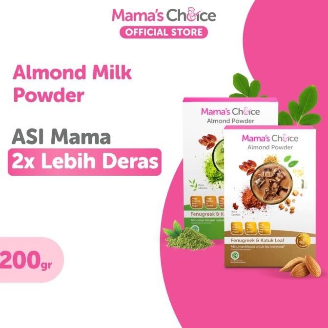 

mama's choice almond powder - pelancar asi bpom | asi booster busui termurah