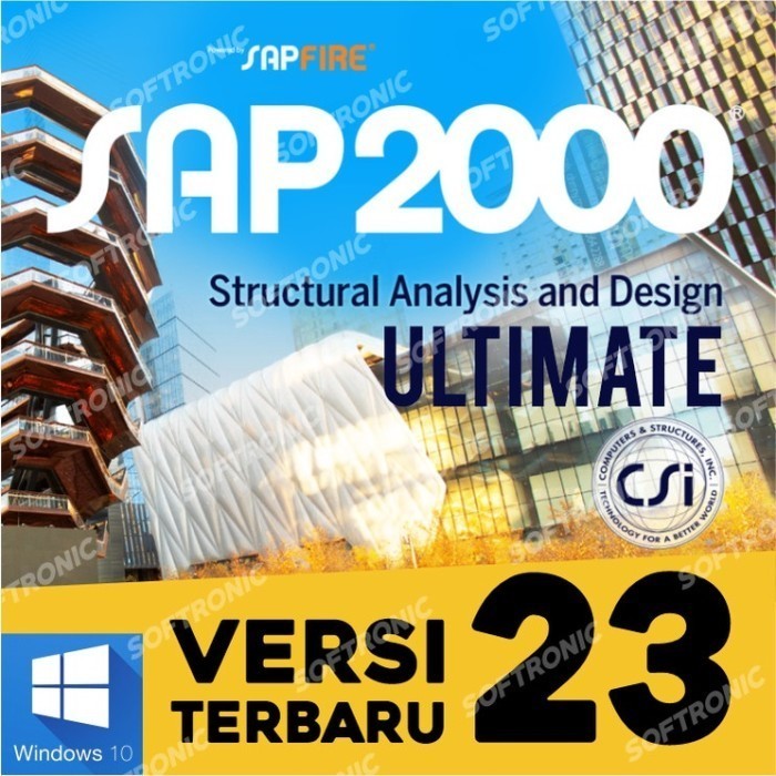 CSI SAP2000 Ultimate 23 for Win108 64Bit Work