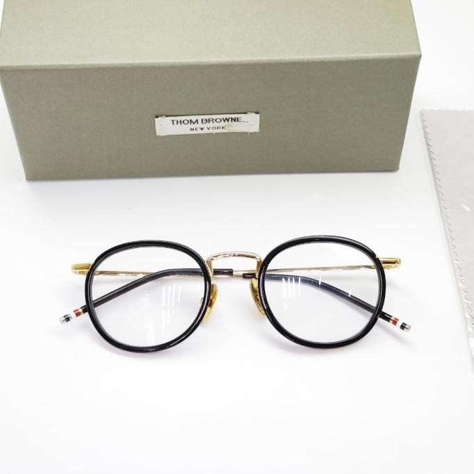 Kacamata Thom Browne TB-710A Hitam Gold Premium dengan lensa Terlaris