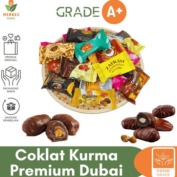 

coklat kurma almond arab dubai asli mix 1kg lebaran oleh2 haji umroh termurah