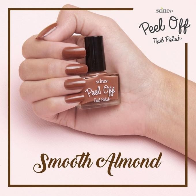 

[smooth almond] kutek peel off skine87 nail polish boleh dipakai anak termurah