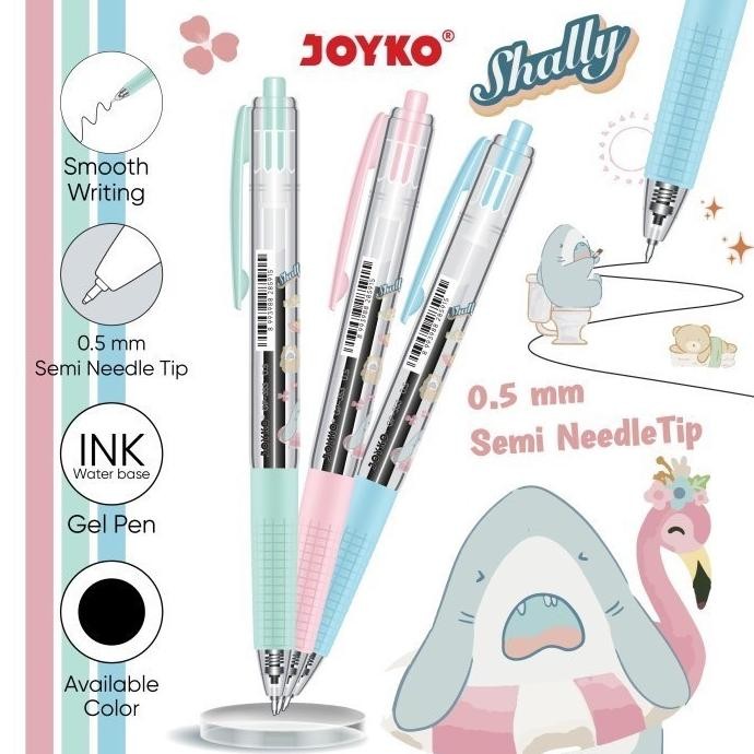 

Produk Baru!! Gel Pen Pulpen Pena Joyko GP-353 Shally 0.5 mm