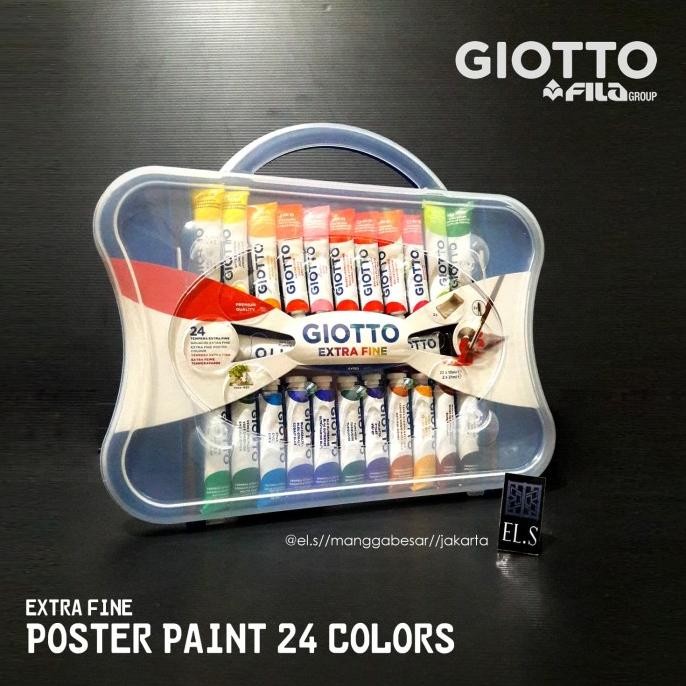 

Giotto Poster Paint 24 Colors Set 12 ml ( Cat Poster )