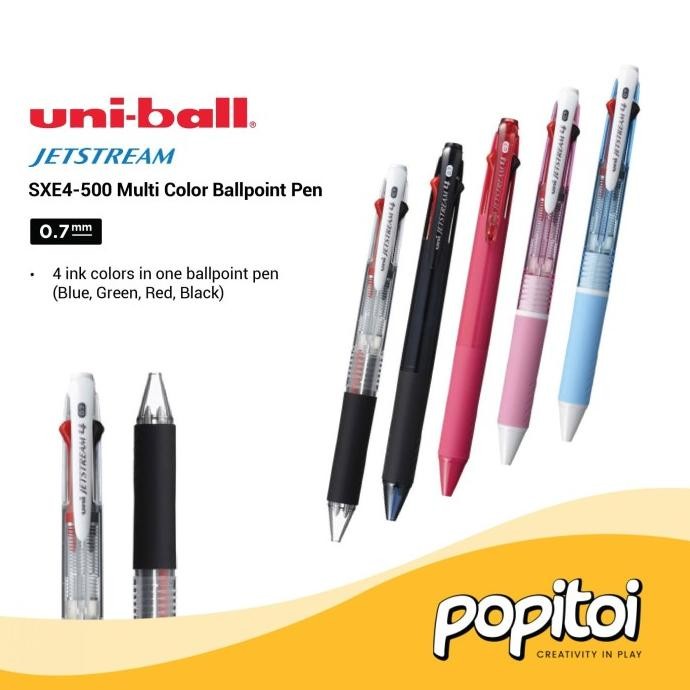 

Produk Baru!! Uniball Jetstream 4 SXE4-500 Multi Color Ballpoint Pen 0.7 mm Pulpen