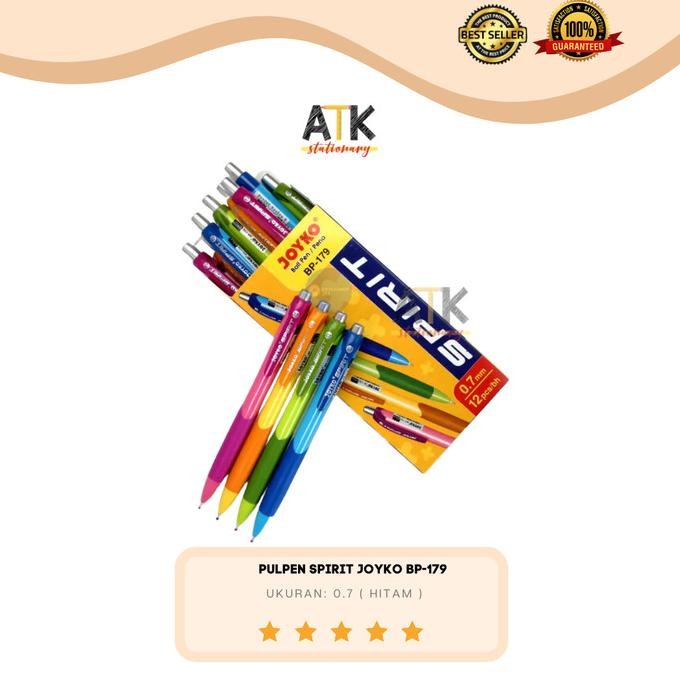 

Produk Baru!! Pulpen Joyko Spirit BP-179 atk