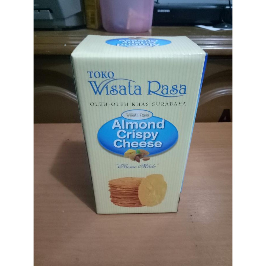 

almond crispy cheese original wisata rasa surabaya termurah