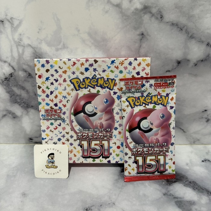 Kartu Pokemon TCG Japanese Jepang Pokemon 151 Booster Box