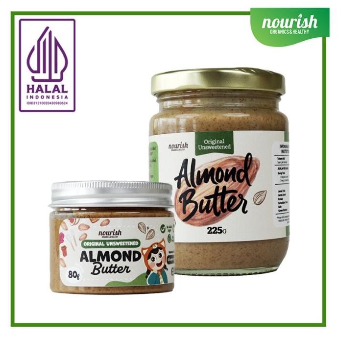 

nourish original unsweetened almond butter termurah