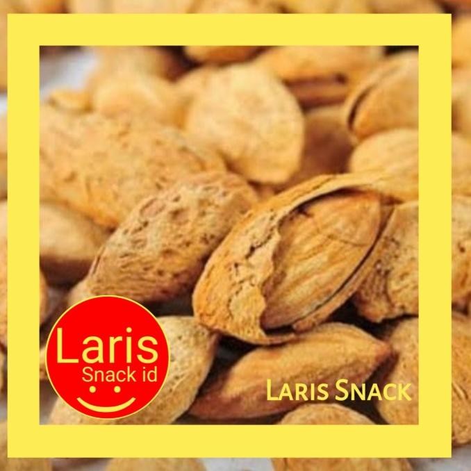 

almond roasted 500 gr ( kacang panggang ) kacang almond butter milk us termurah