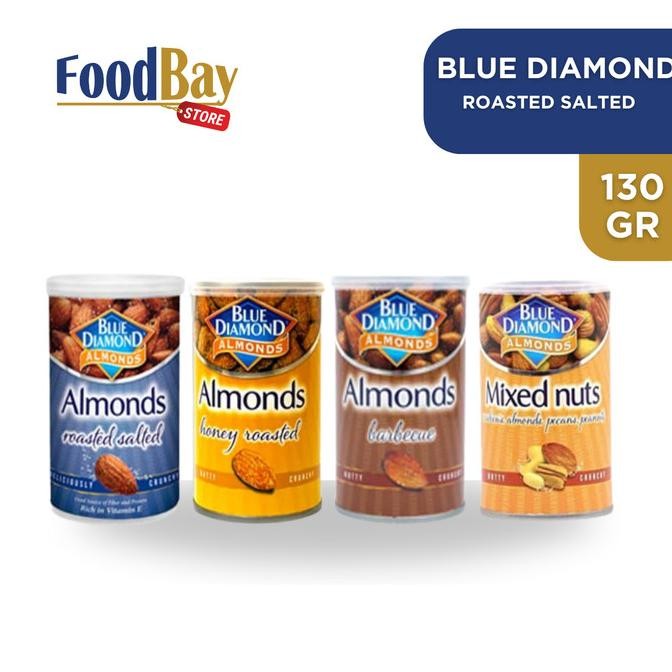 

blue diamond - almond roasted 130gr / kacang almond panggang termurah
