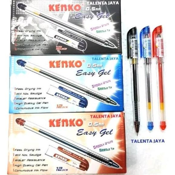 

Produk Baru!! Pulpen Pen Kenko Easy Gel 0.5 mm (12pcs)