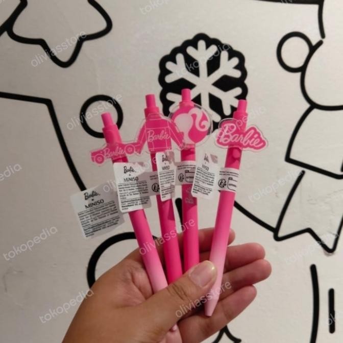 

Produk Baru!! bolpoin pulpen bolpen miniso x barbie miniso barbie pen