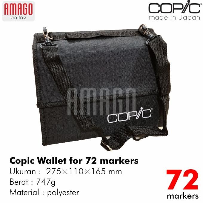 

Copic Wallet Bag Case 72 markers - Tas Copic isi 72