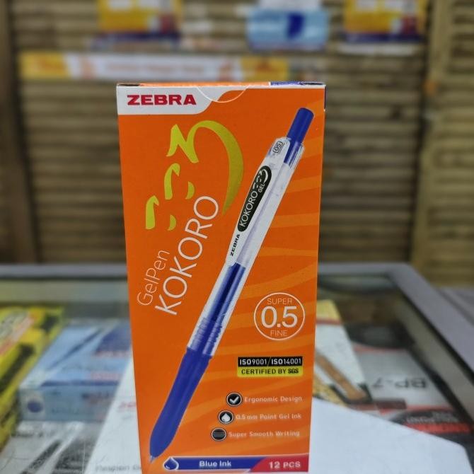 

Produk Baru!! Pulpen / Pen Kokoro Zebra (1 pak / 12 pcs)