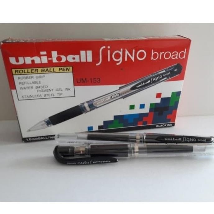 

Pulpen Uniball Signo Broad Um153 Original Japan Ukuran 1,0 Harga/Lusin Stok Terbatas