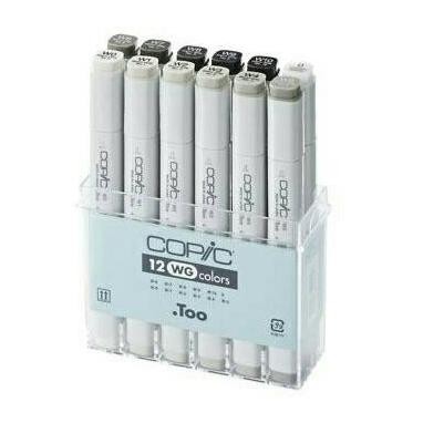 

COPIC Marker Warm Gray 12 pcs