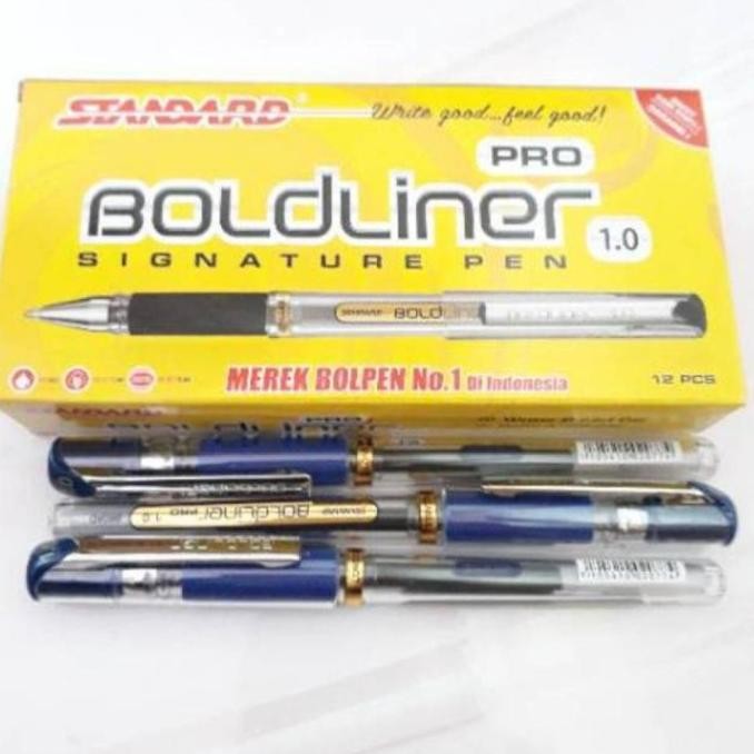 

Pulpen Boldliner Pro Htm/Biru Per Lsn Stok Terbatas