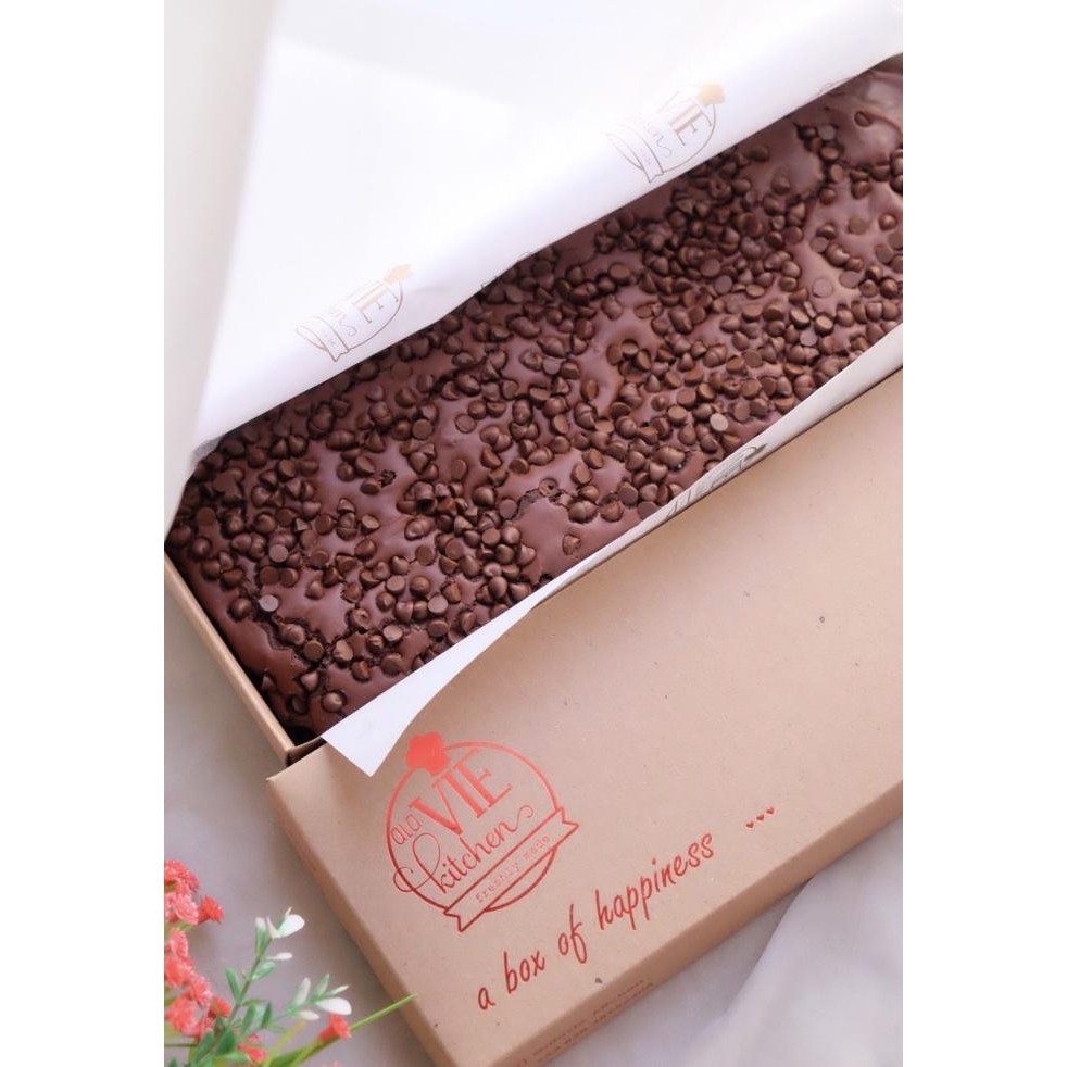 

classic brownie chocochips / almond / cheese (single topping) termurah