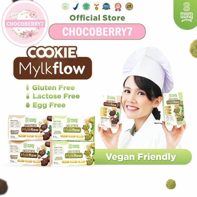 

mom uung cookie mylkflow ekstrak kelor almond oat vegan friendly termurah