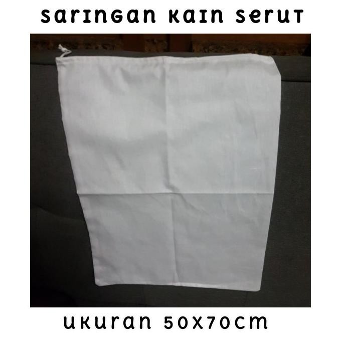 

kain saringan serut ukr 50*70/saringan susu almond kedelai tahu termurah