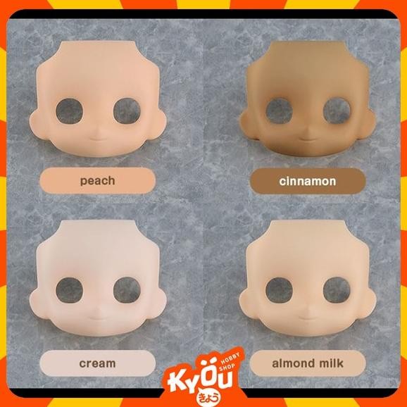 

nendoroid doll customizable face plate 01 almond milk / cream / peach termurah