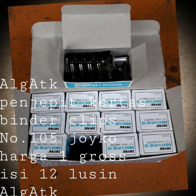 

sale! joyko. binder clips. penjepit kertas no.105.