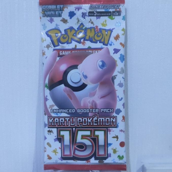 Terlaris booster pack 151 pokemon tcg indonesia SALE