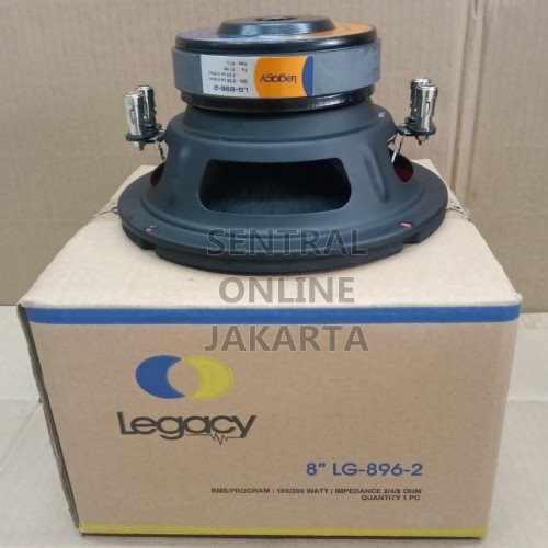 SPEAKER SUBWOOFER 8inch 8 inch LEGACY LG 896-2 WOOFER LG 896 2 LG896-2